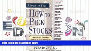 Read  How to Pick Stocks  Ebook READ Ebook