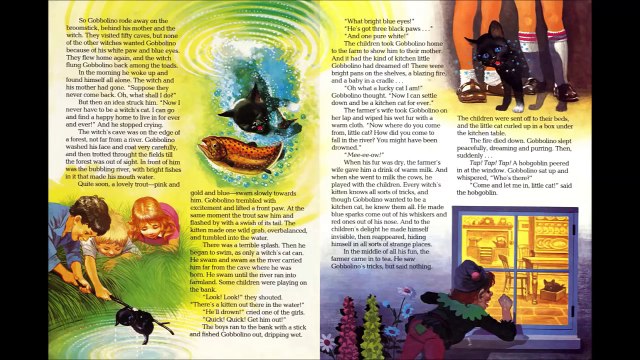 Gobbolino the Witch's Cat. Nursery Rhymes. Audiobook - English Rhymes. Fairy Tales. Childrens books.