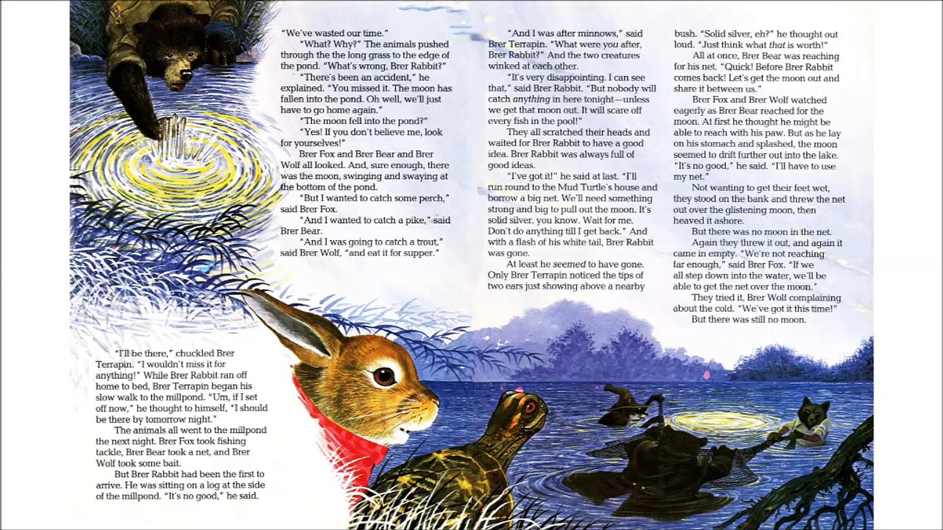 ⁣Moon and Millpond   Nursery Rhymes. Audiobook. English Rhymes. Fairy Tales. Childrens books.