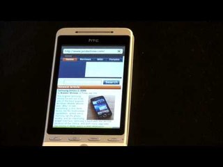 HTC Hero: Web Browser