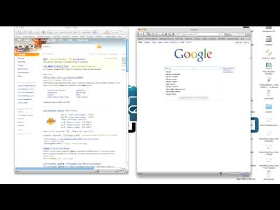 Microsoft Bing Vs. Google - Search Engine Wars