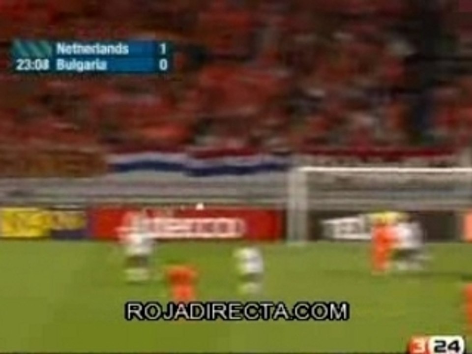 Hollande vs Bulgarie : 2-0