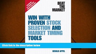 Read  Beat the Market: Win with Proven Stock Selection and Market Timing Tools  Ebook READ Ebook