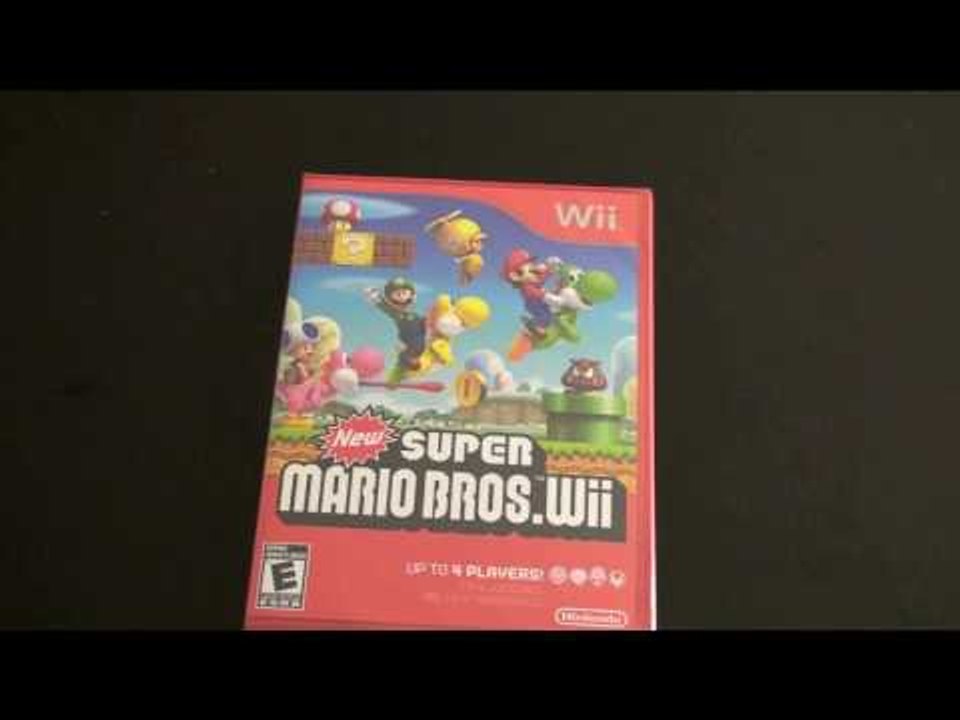 New Super Mario Bros Wii Unboxing