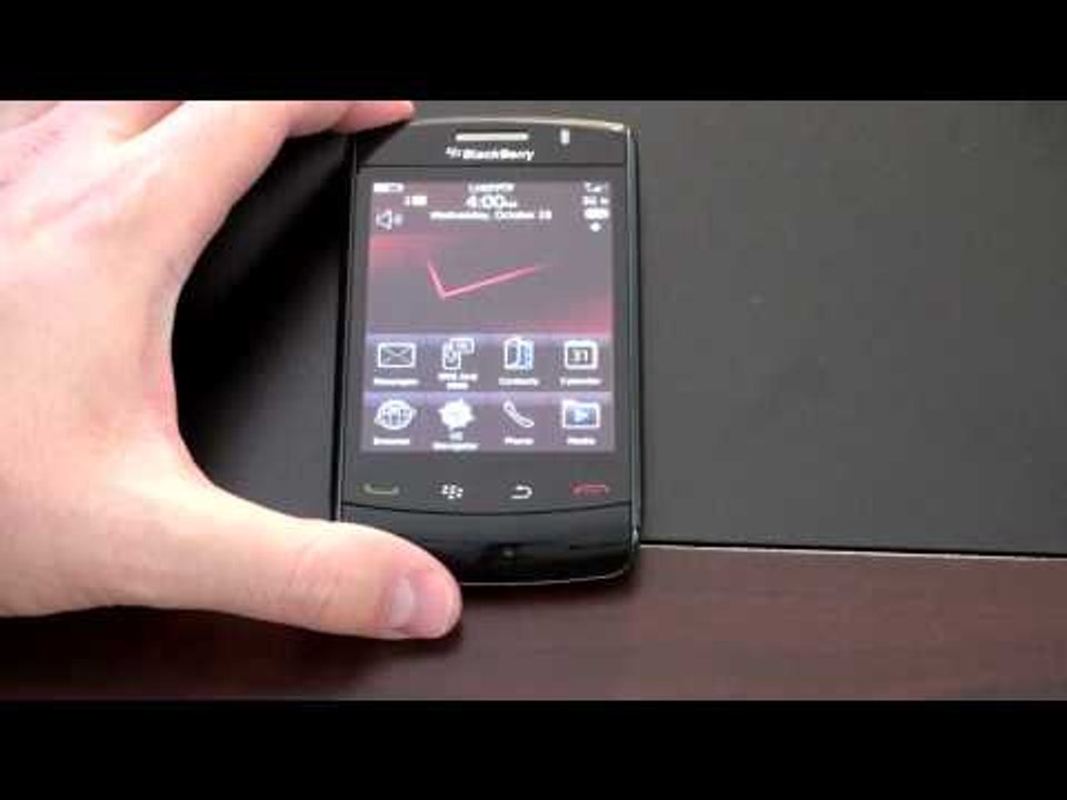 Blackberry Storm 2: Screen Explained