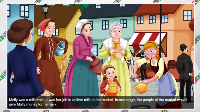 The Milkmaid and Her Pail Bedtime Stories Aesop Fables Fairy Tales for Kids Folk Tales