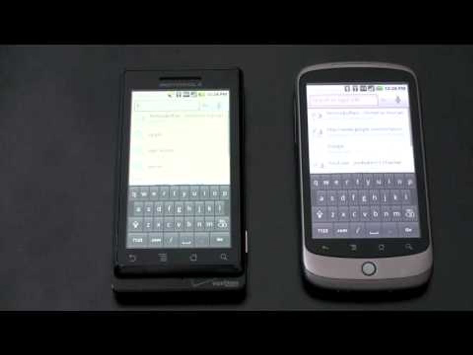 Nexus One Vs. Motorola Droid