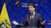 Ecuador espera que gobierno de Colombia y ELN inicien diálogos