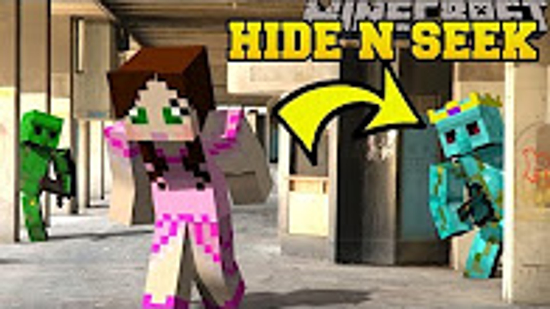 Popularmmos Minecraft Diamond Golems Hide And Seek Morph Hide