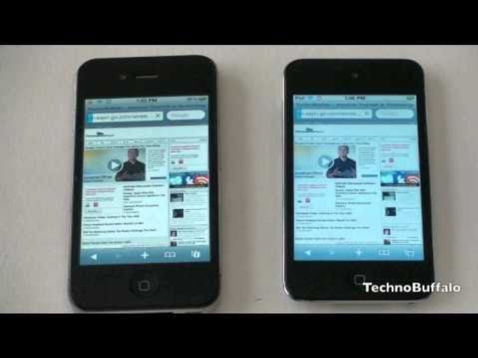 iPhone 4 vs iPod Touch (2010) - Speed Test