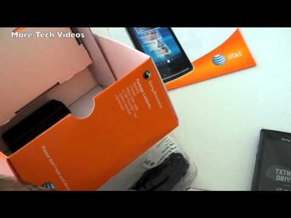 Unboxing the Sony Ericsson Xperia X10 for AT&T