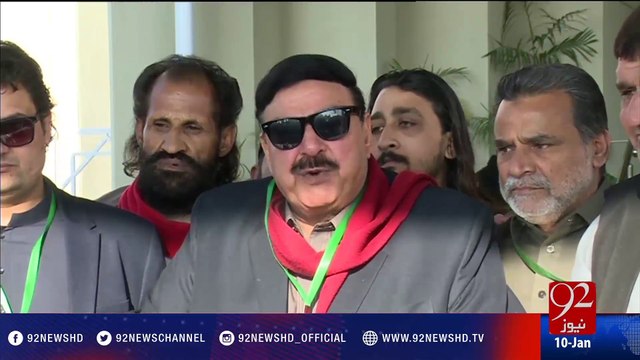 Panama Leaks case: Sheikh Rasheed media talk 10-01-2017- 92NewsHD