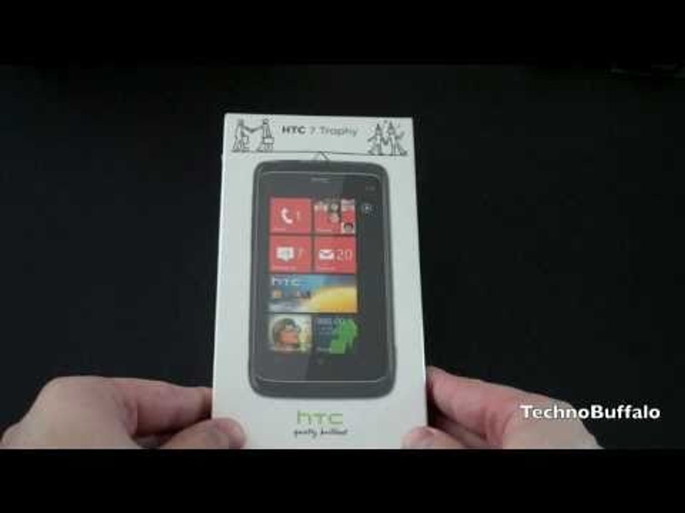 HTC Trophy Unboxing