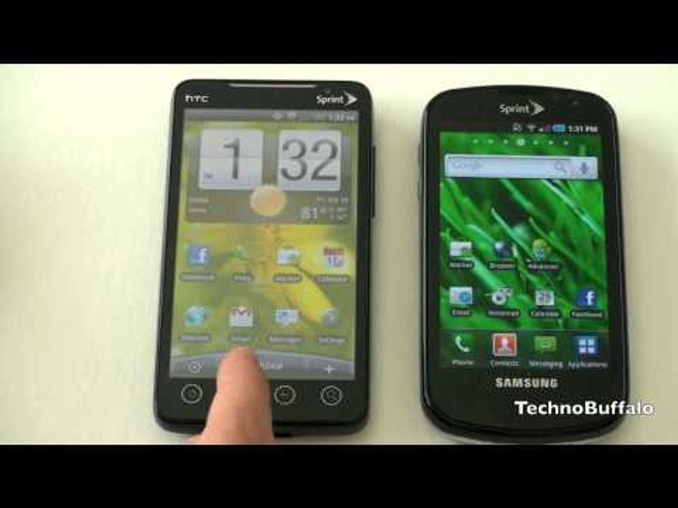Samsung Epic 4G vs HTC Evo 4G