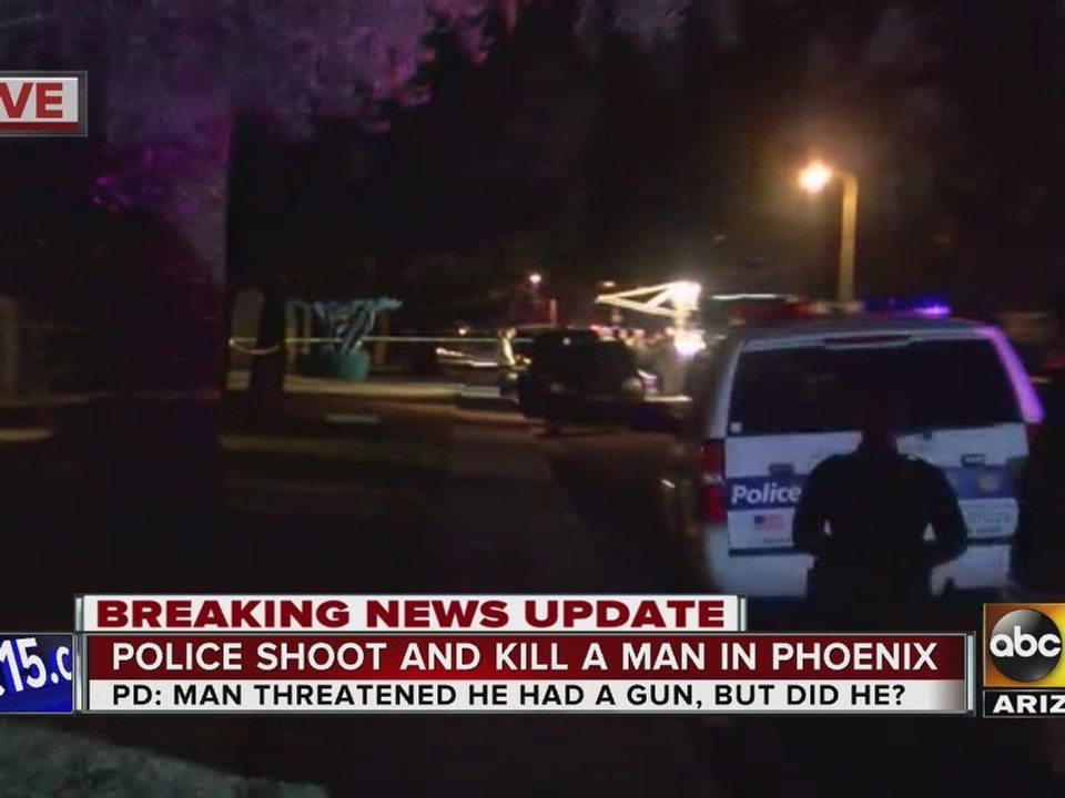 Phoenix police looking for possible gun in connection with deadly officer-involved shooting