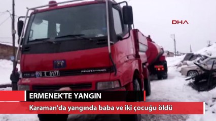 Скачать видео: Karaman'da çıkan yangında üç kişi hayatını kaybetti