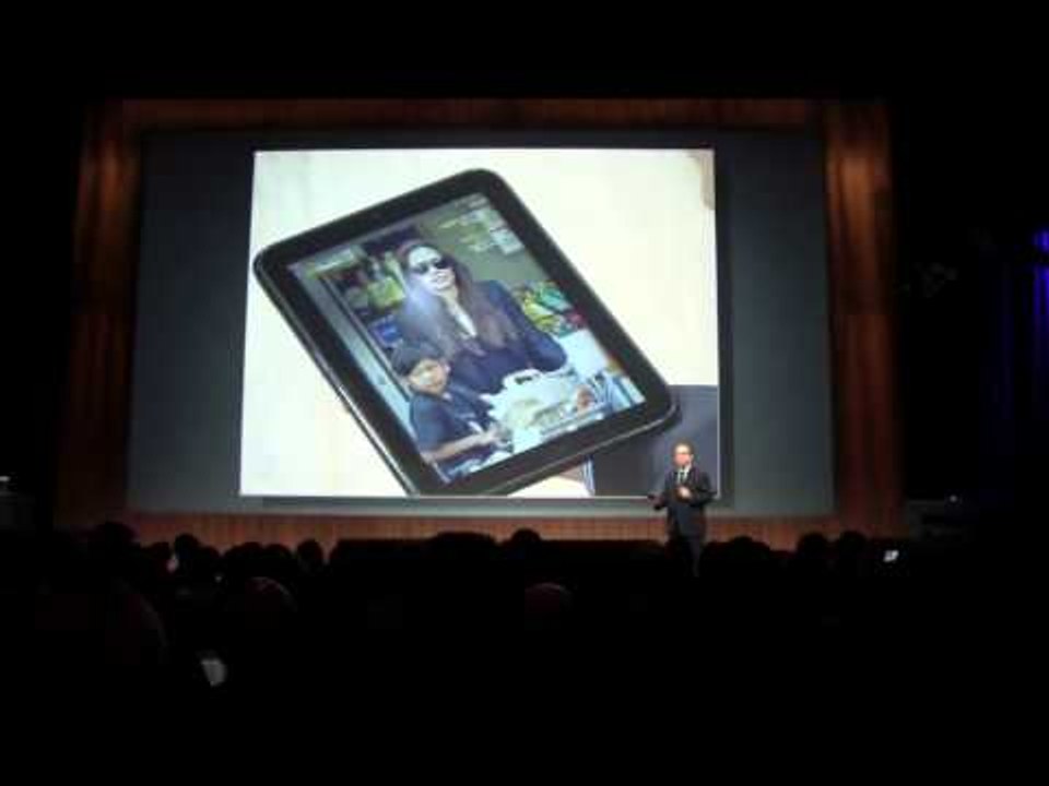 HP TouchPad - Palm webOS Tablet - Time Magazine Demo