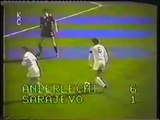 24.11.1982 - 1982-1983 UEFA Cup 3rd Round 1st Leg Anderlecht 6-1 FK Sarajevo
