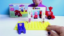 Peppa Pig Train Station Building Blocks Construction Peppa Pig Toys Estación de Trenes de Peppa Pig