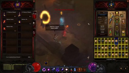 Diablo 3 buying 100 wizard source with blood shards after Kalada Buff