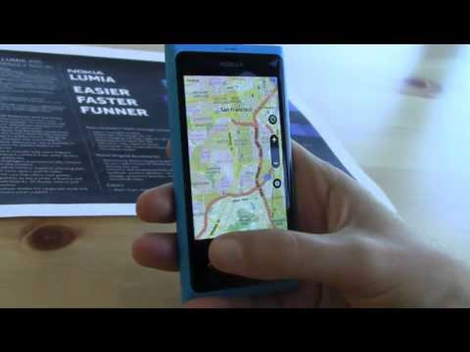 Nokia Drive and Maps on Lumia 800 Windows Phone Mango