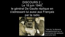 3e- Discours de Pétain et De Gaulle