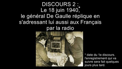 3e- Discours de Pétain et De Gaulle