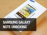 Samsung Galaxy Note Unboxing & 1st Look