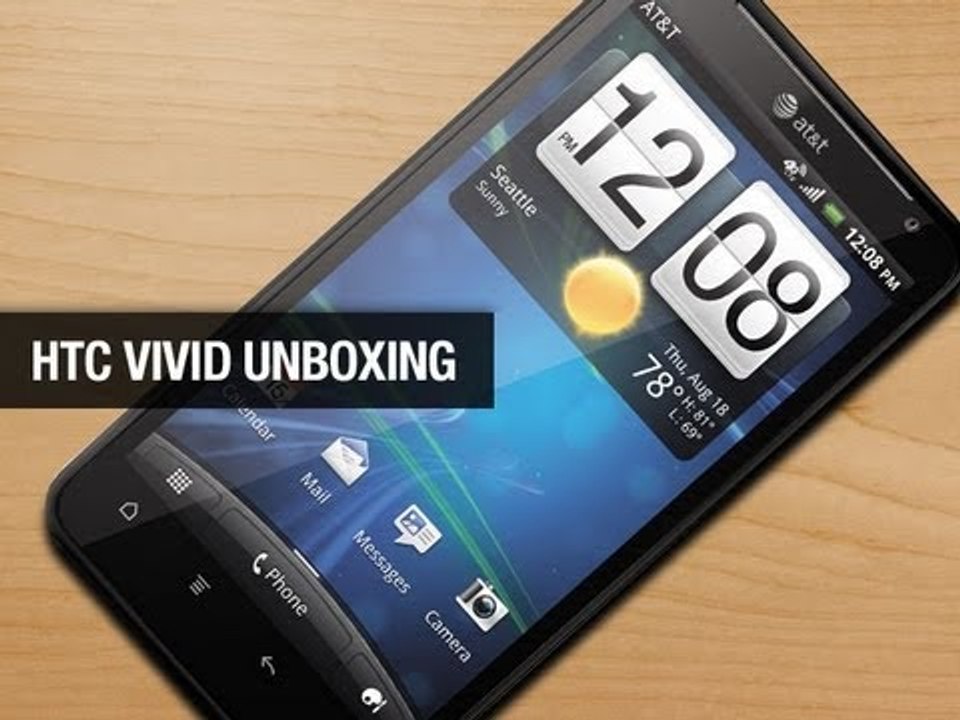 HTC Vivid Unboxing (4G LTE for AT&T)
