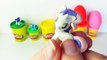 Play Doh SURPRISE EGGS My Little Pony - Surprise Eggs Unboxing - Learn Colors Rainbow Dash
