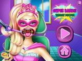 Super Barbie sore throat! The game is for girls! Kids Games! Childrens cartoons!