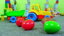 Toy Trucks for Kids - Counting Game with SURPRISE EGGS & Kids Toys Educational Videos for Children