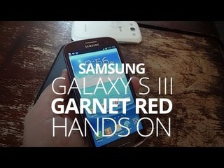 Samsung Galaxy S III Red Hands On