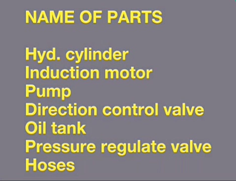 Hydraulic Operated Bending M/C  Mechanical Project