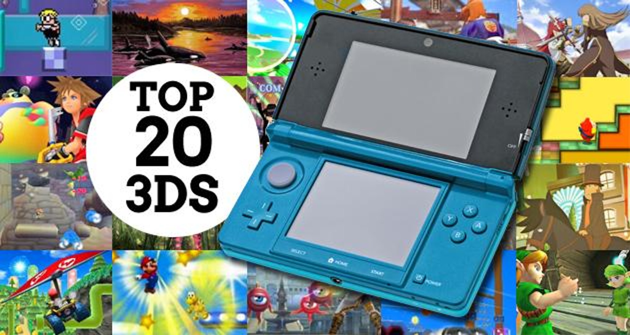 televisor En la madrugada Biblioteca troncal Los 20 mejores juegos de Nintendo 3DS - Vídeo Dailymotion