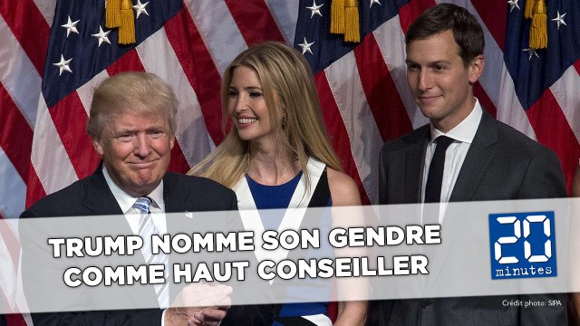 Donald Trump nomme son gendre Jared Kushner comme haut conseiller