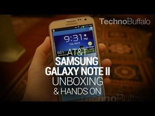 Galaxy Note II Unboxing & Hands On (AT&T)