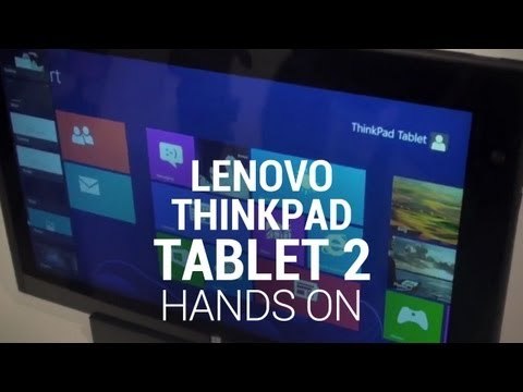 Lenovo ThinkPad Tablet 2 Hands-On
