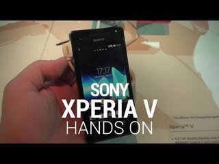 Sony Xperia V Hands On!