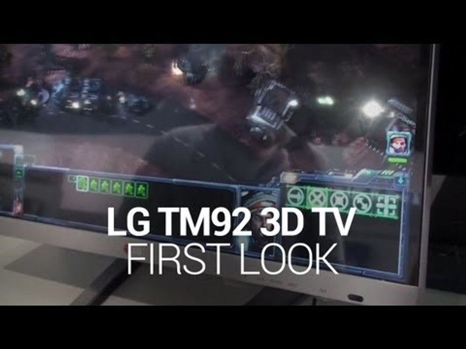 LG TM92 3D HDTV - First Look