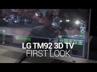 LG TM92 3D HDTV - First Look