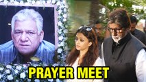 Aishwarya Rai  Amitabh Bachchan  Naseeruddin Shah  Celebs At Om Puri PRAYER MEET  Full Video HD