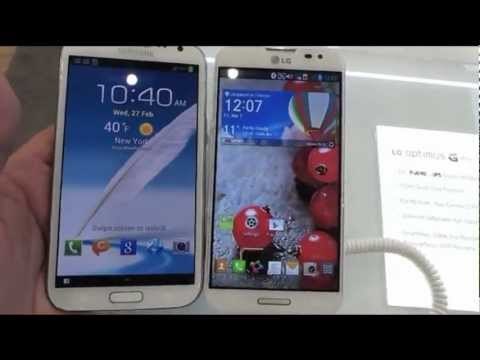 LG Optimus G Pro vs. Samsung Galaxy Note II