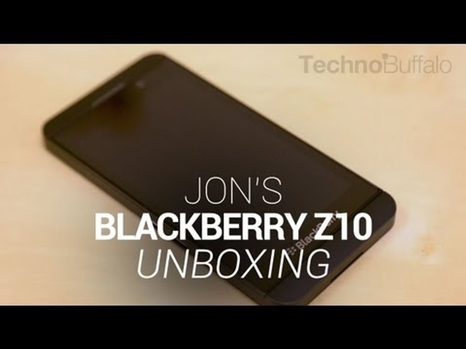 Blackberry Z10 Unboxing - Jon's Take
