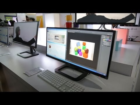 LG EA93 UltraWide 29-inch Monitor First Look - CES 2013