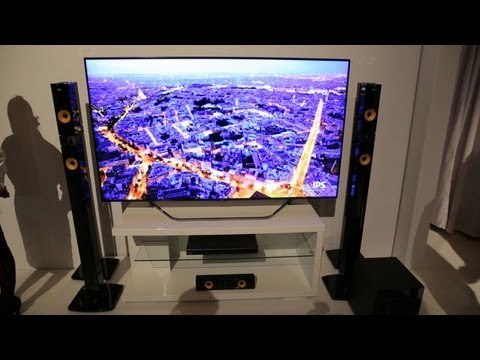 LG 4K and OLED TV First Impressions (CES 2013)