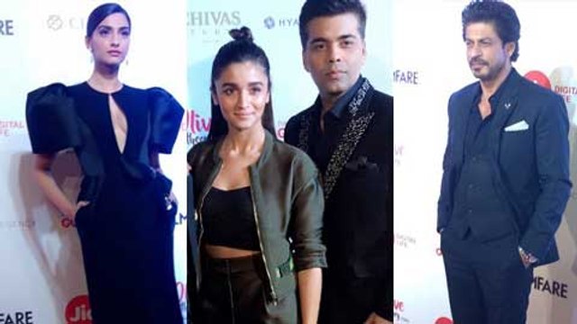 Shah Rukh Khan | Sonakshi Sinha | Alia Bhatt | Karan Johar | Filmfare Awards Pre-party 2017