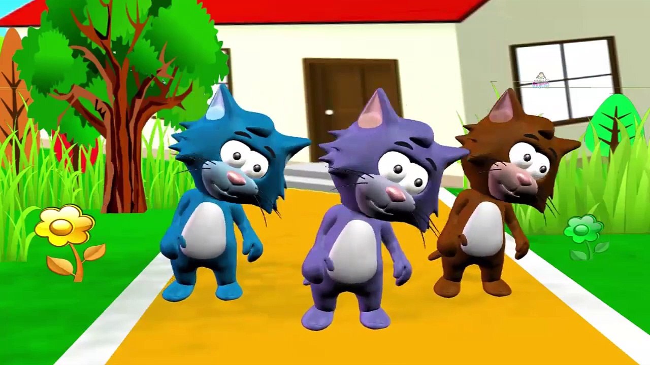 Three Little Kittens English Rhymes    Nursery Rhymes For Kids