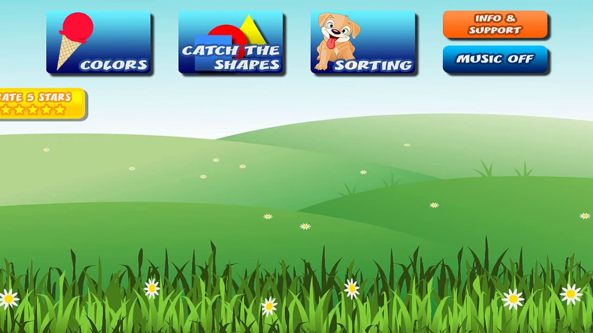 Games for Preschool Kids - Learning Colors and Shapes