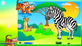 Puzzles For Kids- African Animals. Learning Video For Kids.